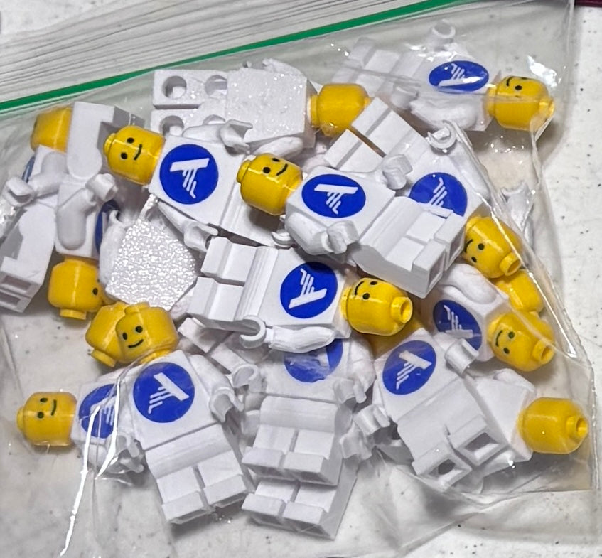 AmeriCorps Brick Figs (1.5 in tall)