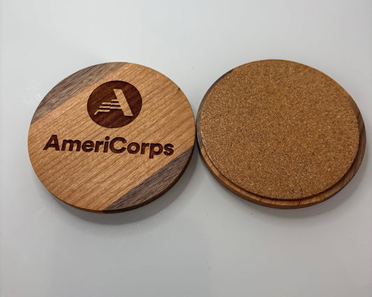 AmeriCorps beverage coasters (Set of 4)